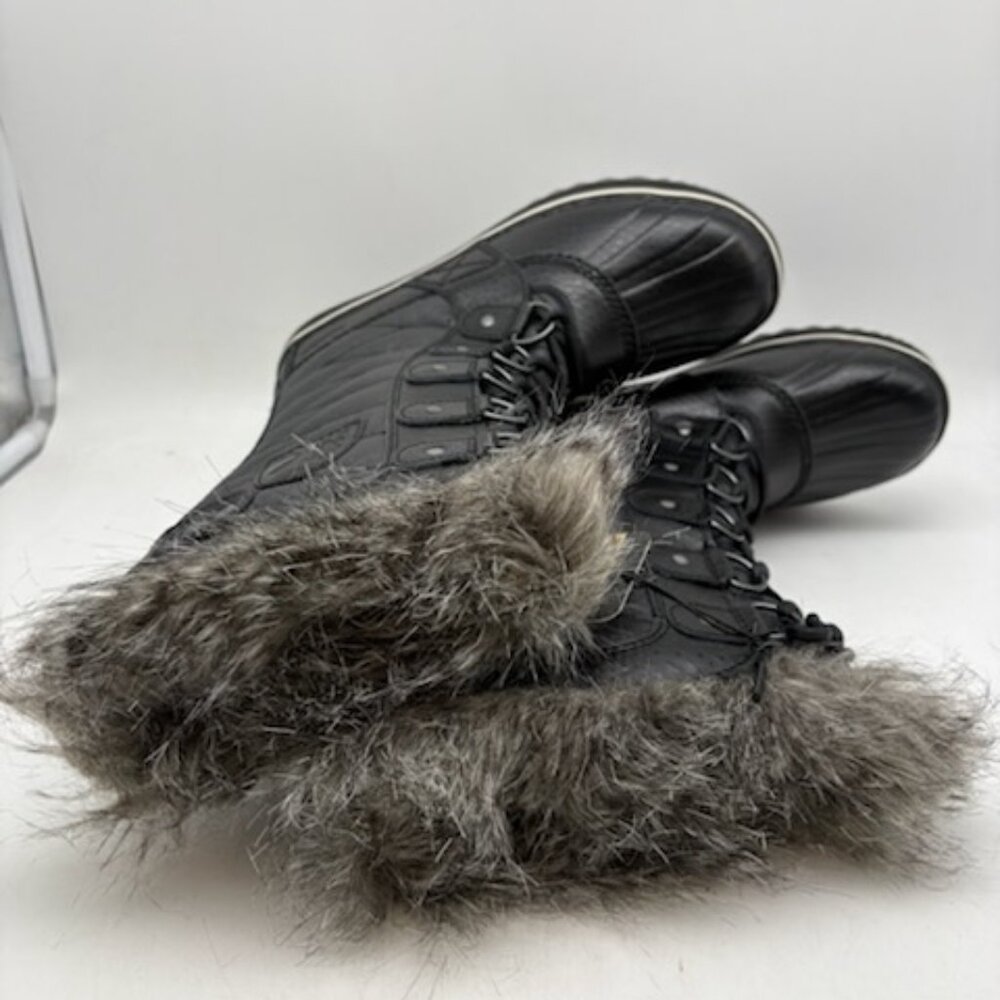SOREL TOFINO Ⅱ WATERPROOF BOOTS BLACK / STONE US WOMEN'S SIZE 5 - Picture 5 of 7